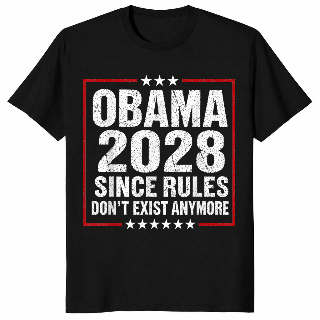 Vintage Obama 2028 shirt in black