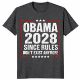 Vintage Obama 2028 shirt in dark heather grey 