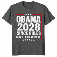 Vintage Obama 2028 shirt in dark heather