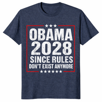 Vintage Obama 2028 shirt in heather navy