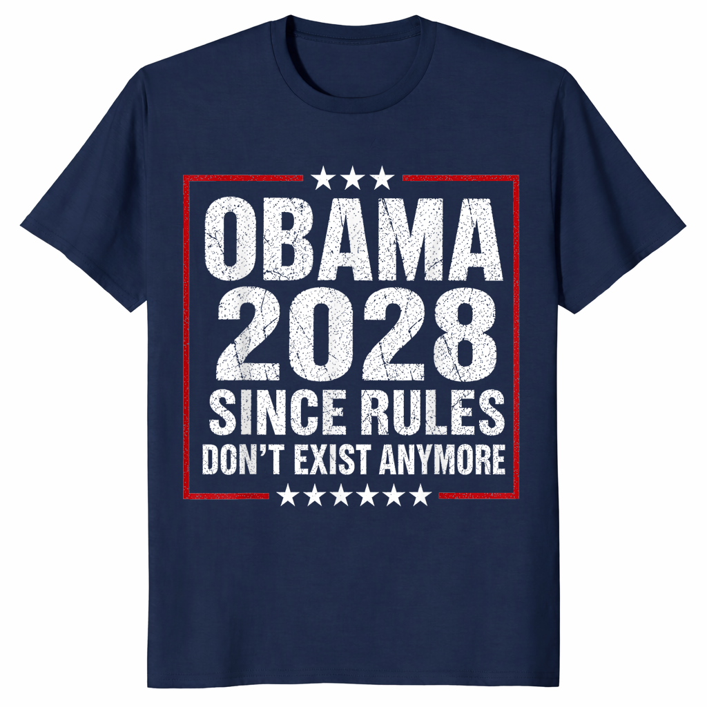 Vintage Obama 2028 shirt in navy