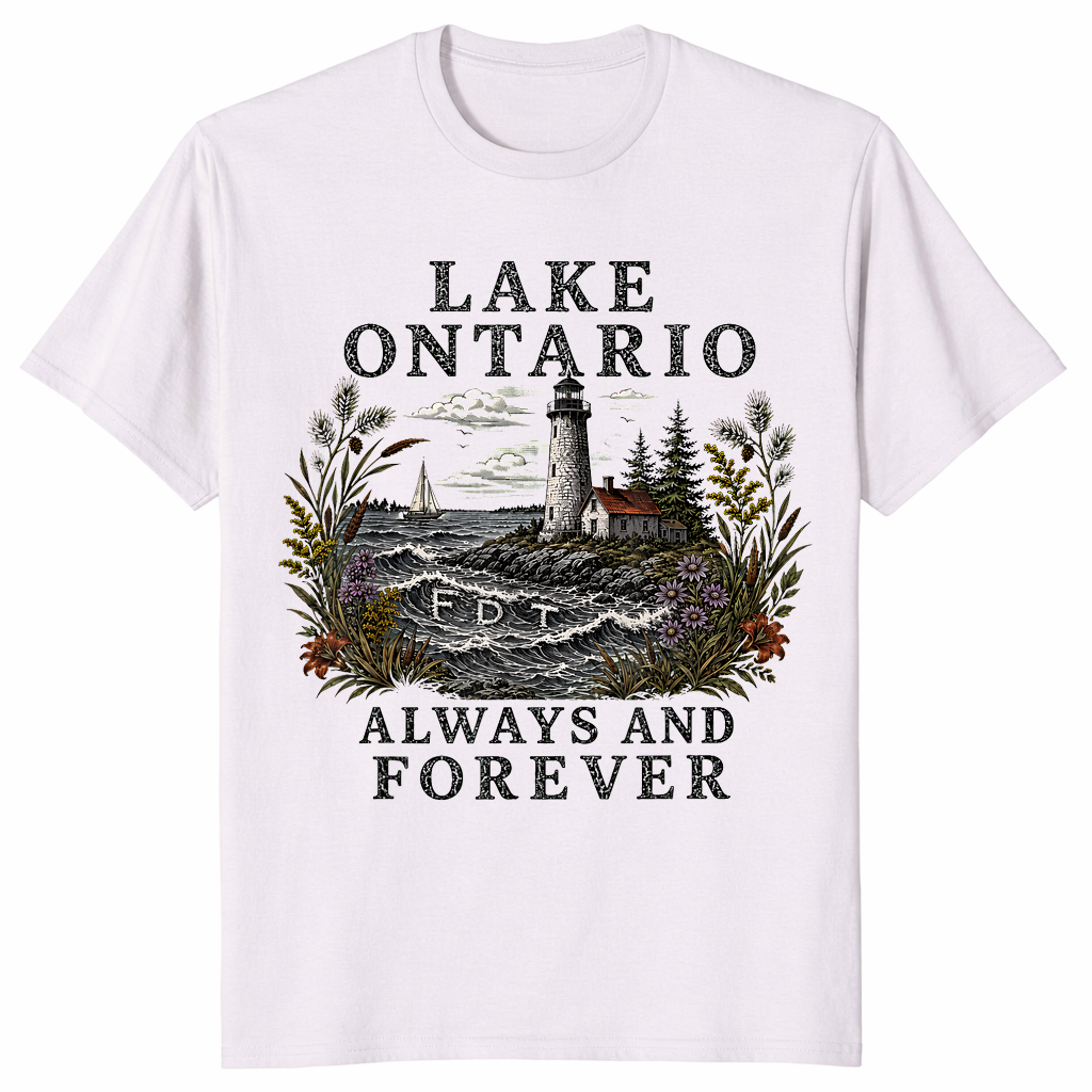 Vintage Ontario shirt in ice grey
