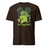 Vintage Retro Boogie Man Shirt in Dark Chocolate – Halloween Boogie T-Shirt for spooky season