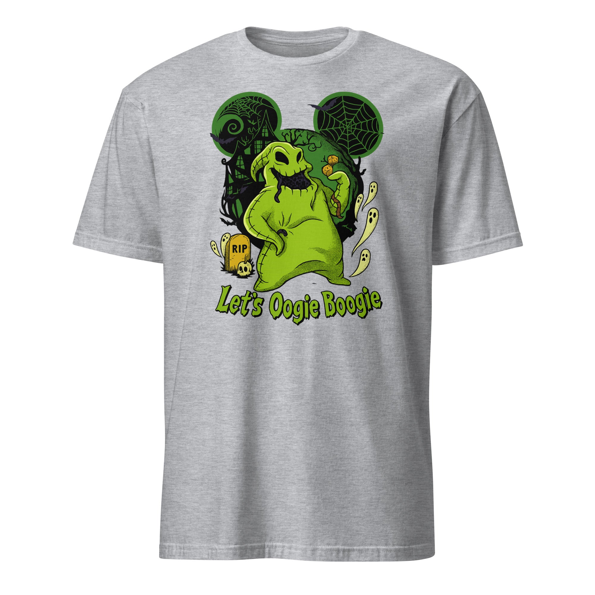 Vintage Retro Boogie Man Shirt in Sport Grey – Halloween Boogie T-Shirt for Disney fans