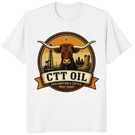 Vintage West Texas Oilfield T-Shirt – CTT Oil Exploration & Cattle Landman Graphic Tee | Cuccico