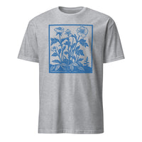 Cuccico Vintage Wildflowers Retro Flowers Shirt in Sport Grey with vintage wildflower graphic