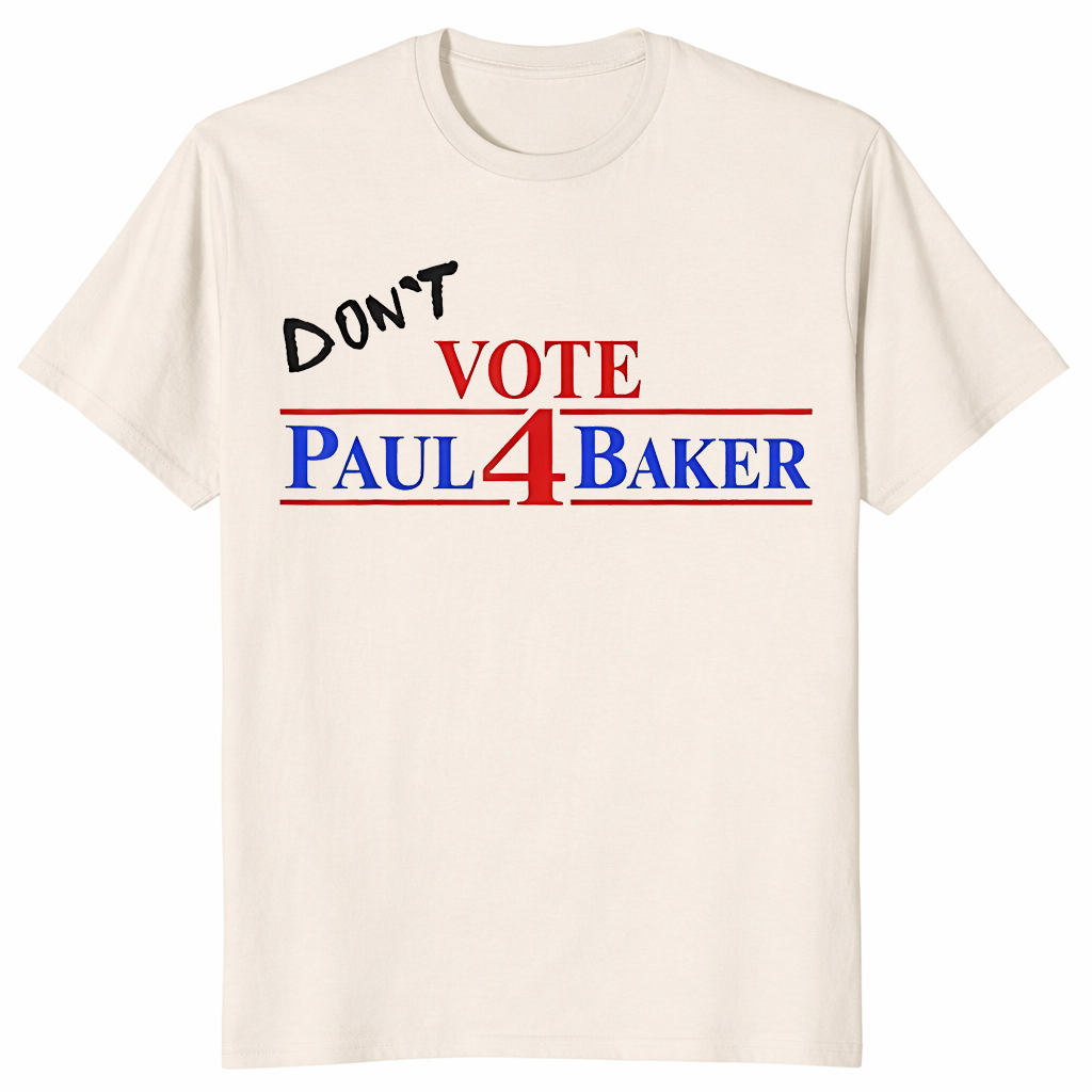 Vote 4 Paul Baker shirt in natural