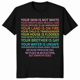Vote as if rights shirt black