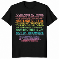 Vote as if rights shirt black