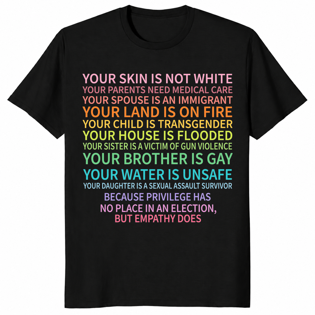 Vote as if rights shirt black