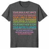 Vote as if rights shirt dark heather
