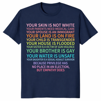 Vote as if rights shirt navy