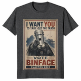 Retro I Want You to Take Out The Trash Vote Binface 2026 T-Shirt | Cuccico
