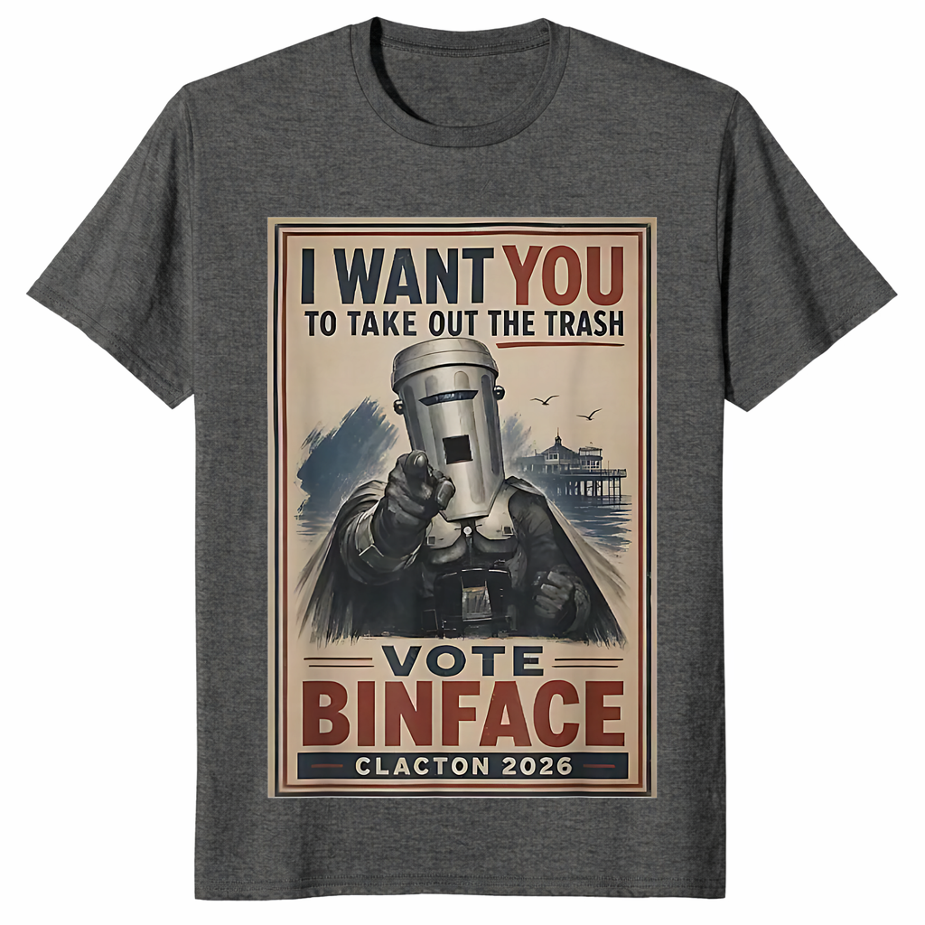 Retro I Want You to Take Out The Trash Vote Binface 2026 T-Shirt | Cuccico