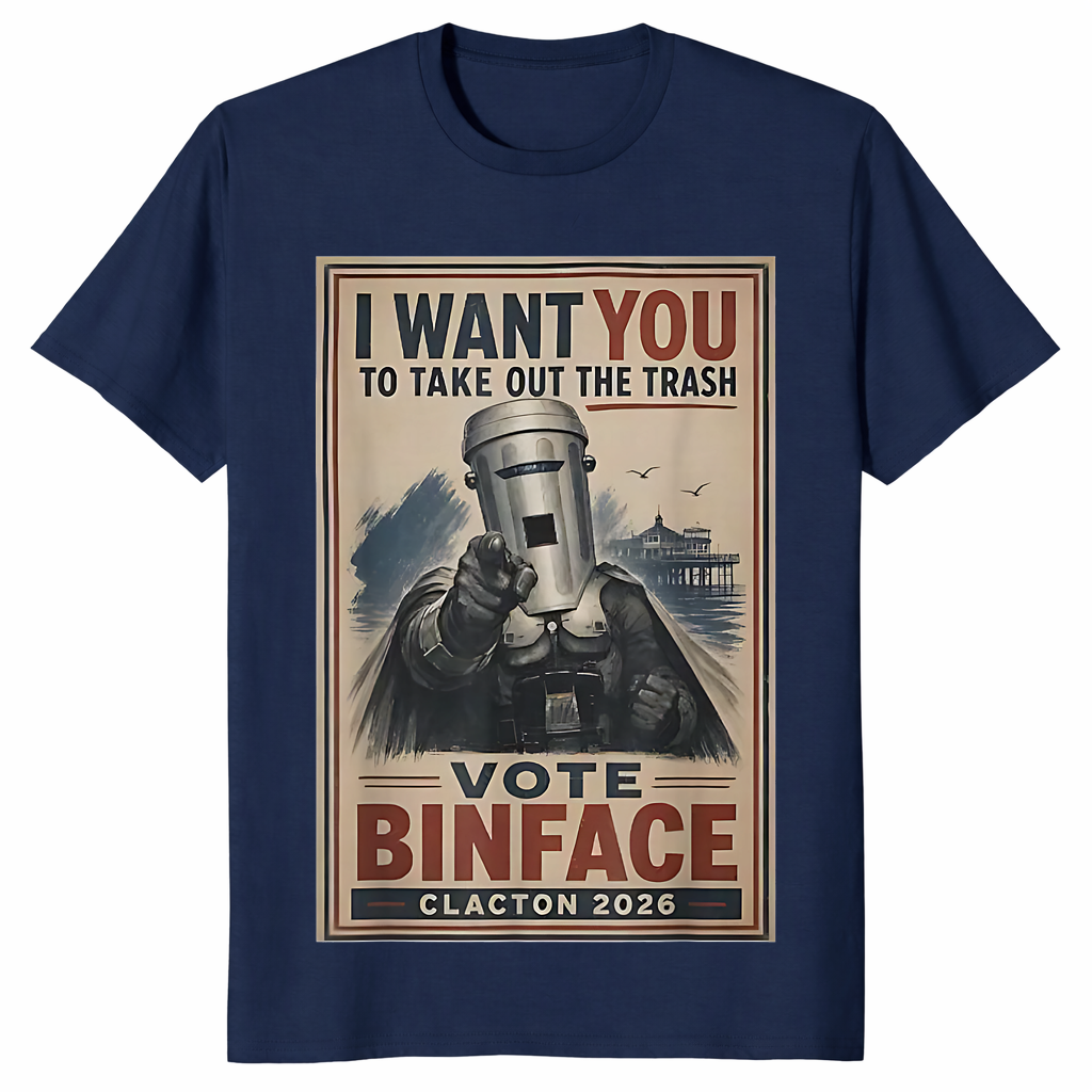 Retro I Want You to Take Out The Trash Vote Binface 2026 T-Shirt | Cuccico