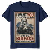 Retro I Want You to Take Out The Trash Vote Binface 2026 T-Shirt | Cuccico