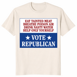 Eat Tainted Meat Vote Republican Sarcastic Political Shirt | Cuccico
