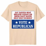 Eat Tainted Meat Vote Republican Sarcastic Political Shirt | Cuccico