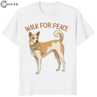Walk For Peace Aloka Dog Shirt – animal graphic tee for dog lovers