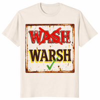 Wash warsh shirt in natural