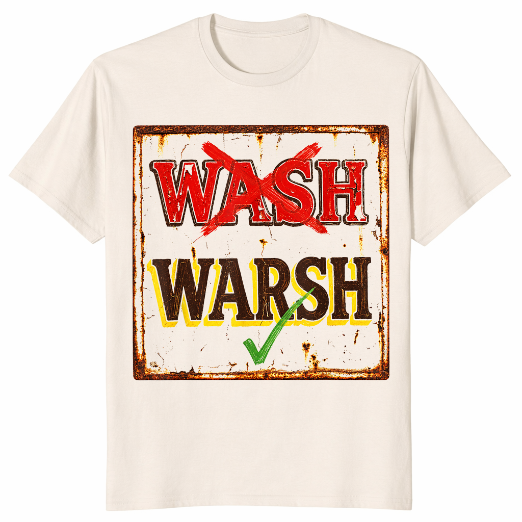 Wash warsh shirt in natural