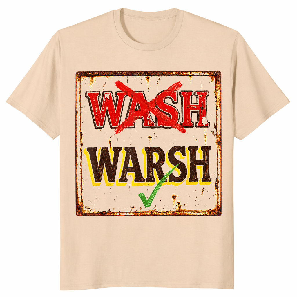 Wash warsh shirt in sand