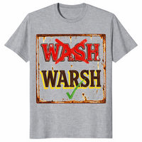 Wash warsh shirt in sport grey