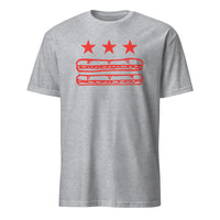 Sport grey DC Flag Sub Sandwich Shirt, foodie protest parody tee by Cuccico