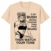 Watch your tone shirt in sand