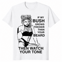 Watch your tone shirt in white