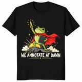 We Annotate At Dawn shirt black
