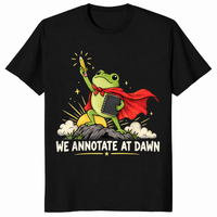 We Annotate At Dawn shirt black