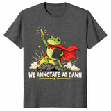 We Annotate At Dawn shirt dark heather grey