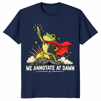 We Annotate At Dawn shirt navy