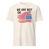 We Are Not OK Shirt – Anti Trump USA Flag Hands Off Tee | Cuccico | Cuccico Design