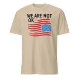 We Are Not OK Shirt – Anti Trump USA Flag Hands Off Tee | Cuccico | Cuccico Design