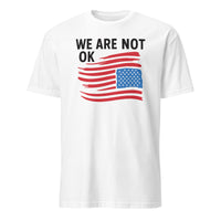 We Are Not OK Shirt – Anti Trump USA Flag Hands Off Tee | Cuccico | Cuccico Design
