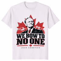 We Bow To No One shirt in ice grey