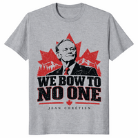 We Bow To No One shirt in sport grey