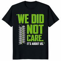 We Did Not Care It’s About Us Football Motto T-Shirt – Inspirational Team Unity Tee | Cuccico