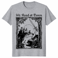 We read at dawn frog shirt in sport grey