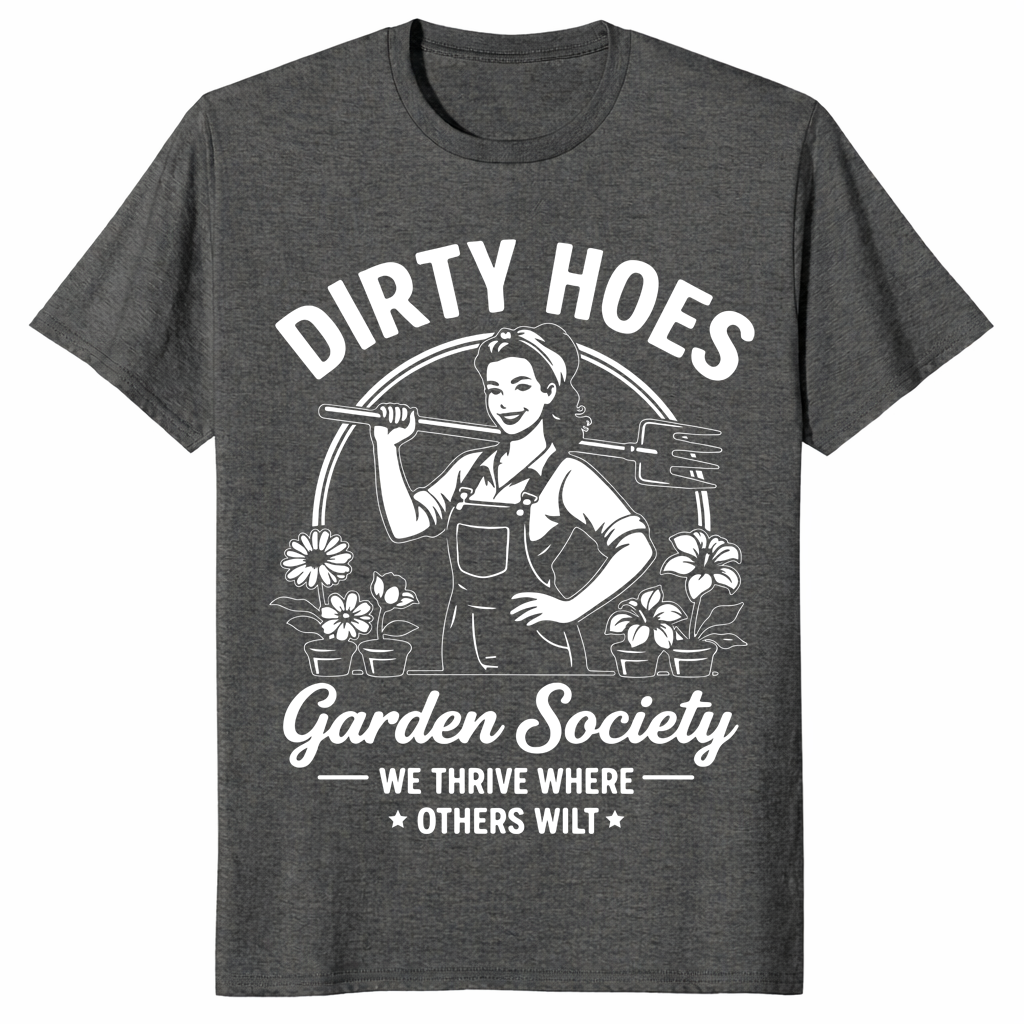 We Thrive Where Others Wilt shirt in dark heather