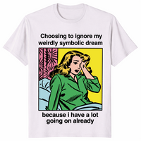 Weirdly symbolic dream shirt in ice grey