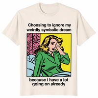 Weirdly symbolic dream shirt in natural