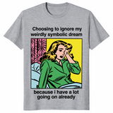Weirdly symbolic dream shirt in sport grey