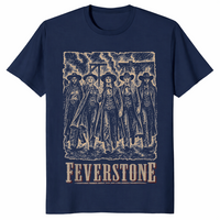 Western cowgirl shirt in navy