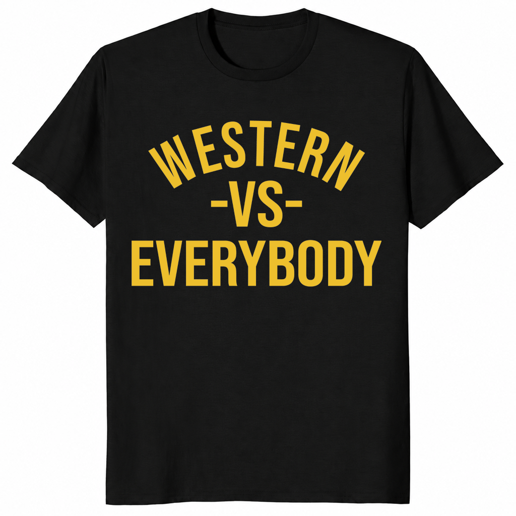 Western vs everybody shirt black