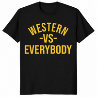 Western vs everybody shirt black