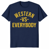 Western vs everybody shirt navy