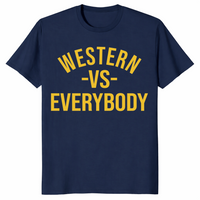 Western vs everybody shirt navy